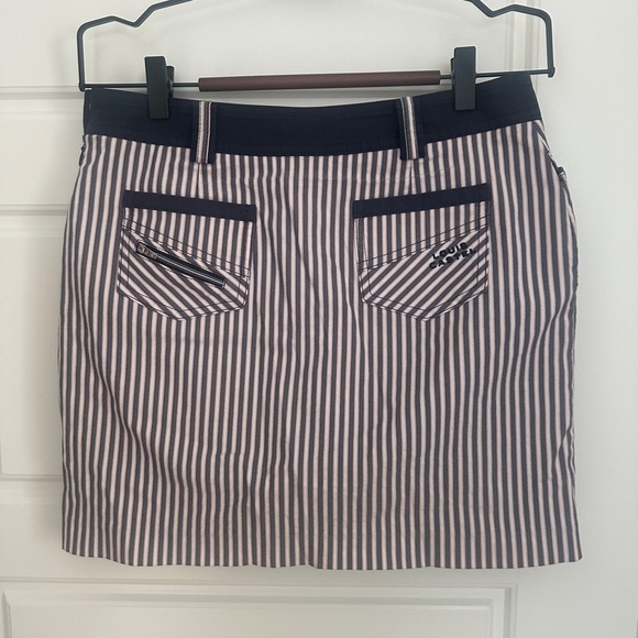 Blue and Black A-line Mini Skirt for Casual Wear - Picture 2 of 4